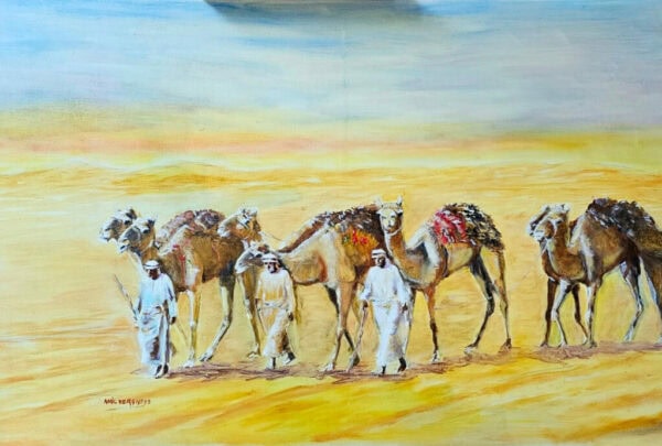 Desert life of Middle East - Anil Verghese Art